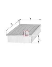 Фильтр воздушный MB 2,0-2,2 "93-96 SOFIMA S2920A