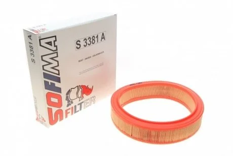 Фильтр воздушный SEAT/SKODA "1,0-1,4 "93-04 SOFIMA S3381A