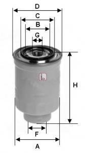 Топливный фильтр SOFIMA S 4443 NR (фото 1)
