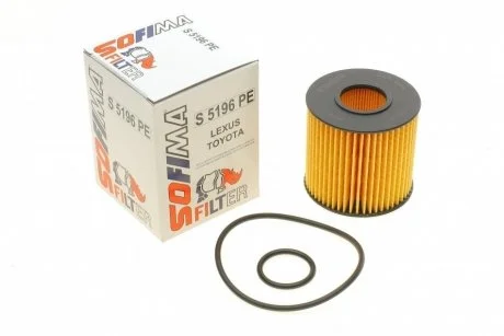 Фильтр масляный TOYOTA/LEXUS Camry VIII/RAV4 IV/Alphard II/ES serie/NX serie/NX serie SOFIMA S5196PE