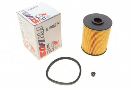 Фильтр топливный CITROEN/SUZUKI/RENAULT/OPEL/MITSUBISHI/PEUGEOT/NISSAN SOFIMA S6687N
