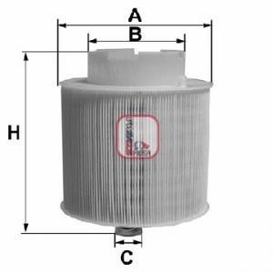 Фільтр повітряний AuUDI "2,6-3,0 "04-11 SOFIMA S7598A (фото 1)