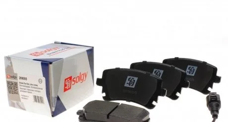 Колодки тормозные Solgy 209005