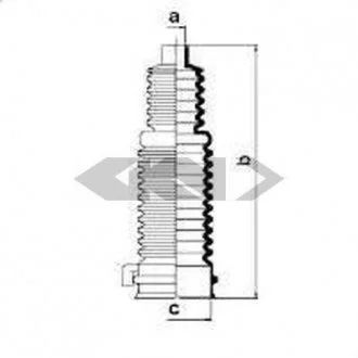 Stearing Boot Kits SPIDAN 83675