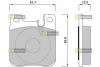 Колодки тормозные дисковые, к-кт. STARLINE BD S395 (фото 1)