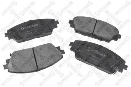 Колодки гальмівні передні (диск) Mazda 3 1.5/2.0/2.2D 2013> STELLOX 000654BSX