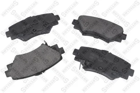 Колодки гальмівні задні (диск) Mazda 3 1.5/2.0/2.2D 13> STELLOX 000657BSX