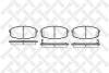 К-кт перед. тормозов. колодок Kia Carens II 1.6,1.8,2.0 CRDi 07- STELLOX 1049 002-SX (фото 1)