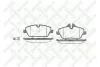 Гальмівні колодки перед. BMW E87, E90 1.6i-3.0i 09.04- STELLOX 1142 000-SX (фото 1)