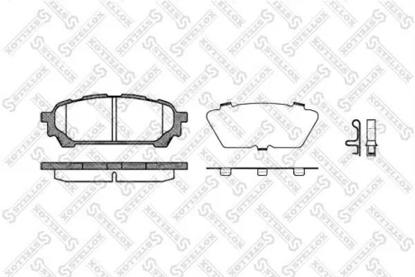 Колодки гальмівні задні (диск) Subaru STELLOX 1187001SX