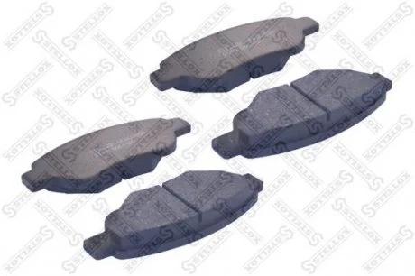 Тормозные колодки дисковые перед. Peugeot 107 1,0 05-/Citroen C1 05-/Toyota Aygo 1.4HDI 05- STELLOX 1188 000-SX