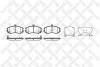 Колодки гальмівні передні (диск) Hyundai Elantra 1.6i/2.0i DOHC/2.0CRDi 02 STELLOX 1205002SX (фото 1)