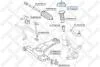 Опора амортизатора передня Toyota Avensis 1ZZFE/ 3ZZFE 03-06 STELLOX 12-98046-SX (фото 2)