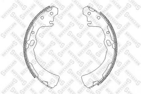 Тормозной барабан HYUNDAI ACCENT III, I10, I20; KIA RIO II 1.0-1.6D 03.05- STELLOX 395 100-SX