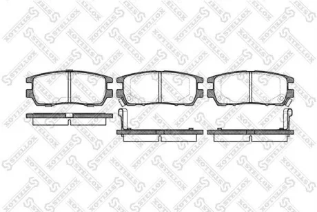 Колодки гальмівні задні (диск) MITSUBISHI L400 Bus (PD_W, PC_W, PA_V, PB_V, PA_W) 2.0 16V (PA3V/W, PB3V, PA3W)
Model year	05.1995 - 05.2000 STELLOX 416002BSX