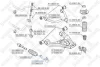 Накінечник кермової тяги лівий Sorento 02-09 STELLOX 5153005SX (фото 1)