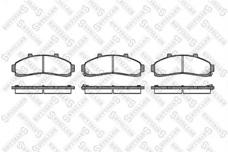 Колодки гальмівні передні (диск) Mazda B-serie 95> STELLOX 582002BSX