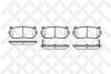 Колодки гальмівні задні (диск) Kia Spectra 1.6DOHC 00/Shuma 1.5i-1.8i 97-04 STELLOX 660002SX (фото 1)