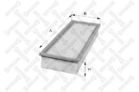 Фільтр повітряний Ford Mondeo 1.6i-2.0i & 16V 93> STELLOX 7100522SX