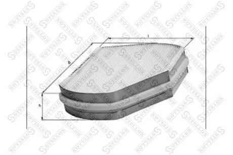 Фільтр салону MERCEDES W210 95-03 STELLOX 7110037SX