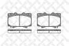 Тормозные колодки передние Toyota Landcruiser 100 4.2TDI, 4.7 32V 98- STELLOX 718 004-SX (фото 1)
