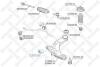 Сайлентблок переднього важеля Hyundai Accent 99/Getz 02/Matrix 01 STELLOX 7700187SX (фото 1)
