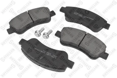 Колодки гальмівні передні (дискові) Citroen c3, c4, ds3 Peugeot 206, 207 Peugeot 206 2.0GTi 16V 01>/2.0i RC 03> STELLOX 851030SX
