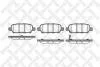Гальмівні колодки дискові зад. Nissan Murano 07-/X-trail 01-/Qashqai 07-/Maxima 00- STELLOX 887 001-SX (фото 1)