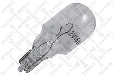 Лампа розжарювання W16W 12V16W (Біла) (тип W2.1x9.5d) UNIV STELLOX 9939043SX (фото 1)
