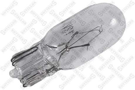 Лампа розжарювання W3W 12V 3W безцокольна (тип W2.1x9.5d) Univ STELLOX 9939049SX (фото 1)