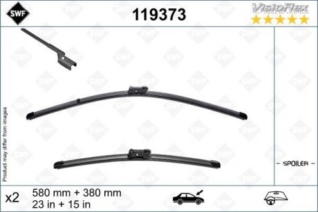 WYCIERACZKI VISIOFLEX FLAT BLADE X 2 SWF 119373