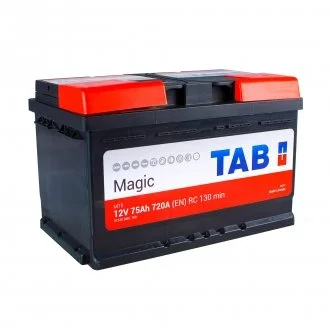75 Ah/12V Magic (0) Euro (Низький) EN (A) 720 L×W×H (mm) 278x175x175 TAB 189072
