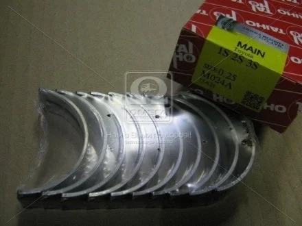 Вкладыши коренные 0,25 (комплект на двигатель 10шт,1S,2S,3SE,3SFE,4SFE,5SFE) TAIHO M024A025