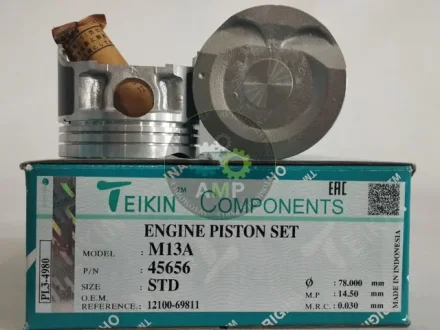 Поршня двигателя std (комплект на двигатель) TEIKIN 45656STD