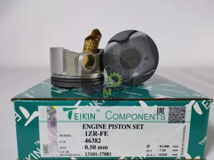 Поршень двигуна 0,50 (комплект на двигун, 1ZRFE) TEIKIN 46382050