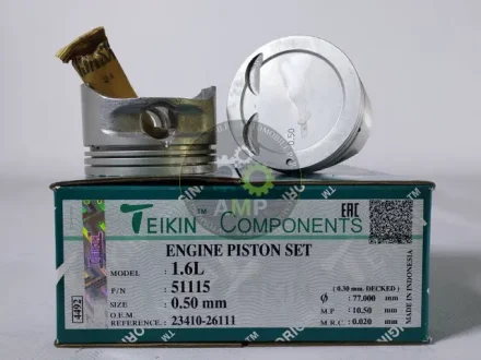 Поршня двигателя 0,50 (комплект на двигатель G4ED 1.6L) TEIKIN 51115050