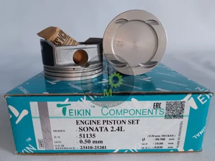 Поршня двигателя 0,50 (комплект на двигатель, G4KC, G4KE 4 шт) TEIKIN 51135050 (фото 1)