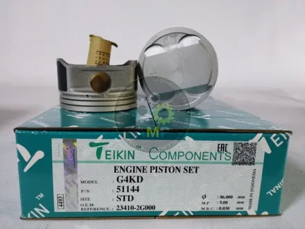 Поршня двигателя STD (комплект на двигатель G4FC-II) TEIKIN 51144STD