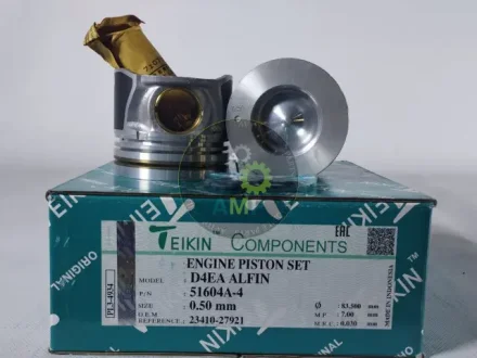 Поршень ДВЗ 0.5 (4шт.+пальці)) Hyundai 2.0D (D4EA ALFIN) Santa Fe (-05), Tucson (06-) TEIKIN 51604A-4-050