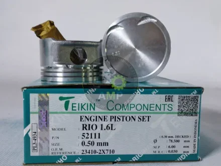 Поршня двигуна 0,50 (к-т на двигун KIA RIO 1.6L) TEIKIN 52111050