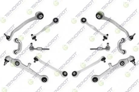 VW К-кт рычагов+тяги стаб.+наконечн.(конус 20mm) Passat,AUDI A4,A8 1.8-6.0 94- (A-511,A-514/A-515,A-516/A-4517,A-518/A-519,A-520,A-528/A-529 TEKNOROT A-153