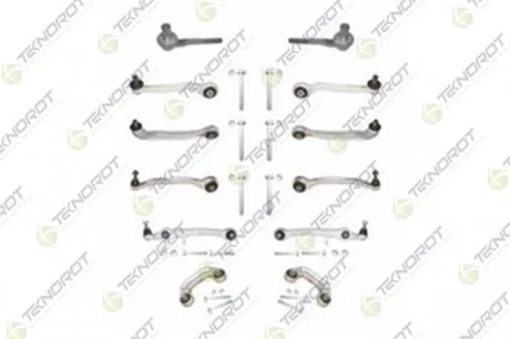 VW К-кт передних тяг,рычагов,наконечники,тяги стабилизатора Audi A8 02-,VW Phaeton TEKNOROT A-810