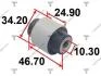 Сайлентблок важеля honda k8 civic 95-00 AAMHO1009