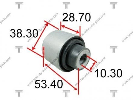 Сайлентблок рычага honda k20 accord 02-07 TENACITY AAMHO1017