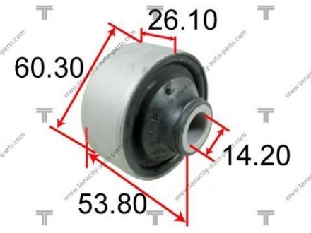 Сайлентблок рычага mitsubishi lancer 02- TENACITY AAMMI1016