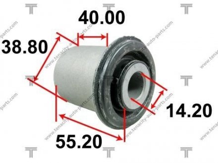 Сайлентблок рычага nissan x-trail 00-07 TENACITY AAMNI1017