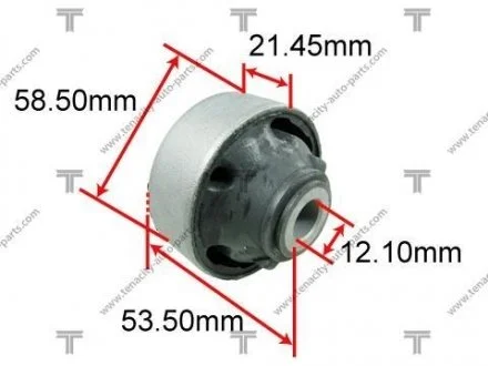 Сайлентблок рычага nissan tiida 04-12 TENACITY AAMNI1019 (фото 1)