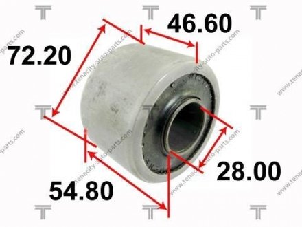 Сайлентблок рычага nissan x-trail 00-07 TENACITY AAMNI1026