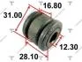 Втулка рейки кермової toyota corona 1.6 92-96 AAMTO1045
