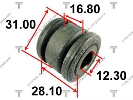 Втулка рейки кермової toyota corona 1.6 92-96 TENACITY AAMTO1045 (фото 1)